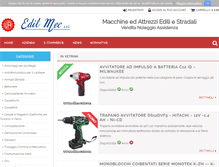 Tablet Screenshot of edilmecsrl.com